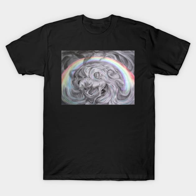 Pegasus under the rainbow T-Shirt by HelenaCooper